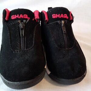 SHAQ Baby Black Red & Black Athletic Basketball Shoes Sneakers Size 6